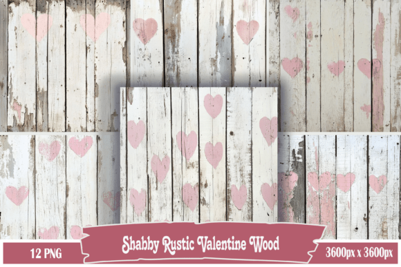Download Shabby Rustic Valentine Wood - Premium Resources