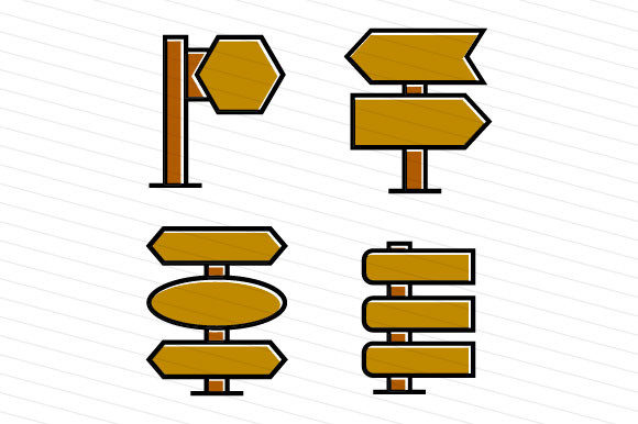 Download Traffic Sign and Street Signage Clip Art - Signage Collection