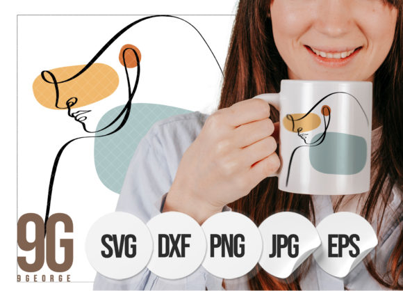 Download Abstract Woman Face Drawing One Line Svg - Drawing Collection