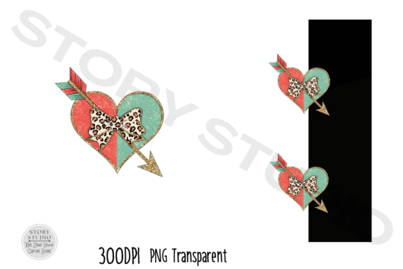 Download Rustic Valentine Heart Arrow Design - Premium Resources