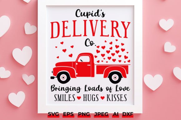Download Cupid's Delivery Co SVG Rustic Valentine - Premium Resources