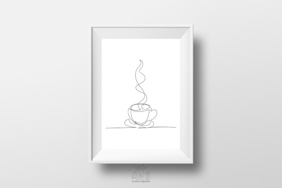 Download Minimal Coffee Cup One Line Drawing - Drawing Collection