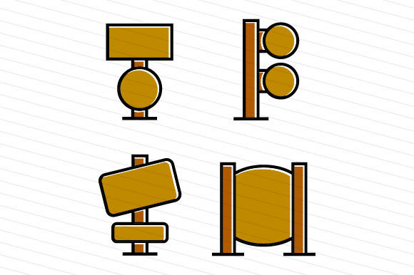 Download Traffic Sign and Street Signage Clip Art - Signage Collection